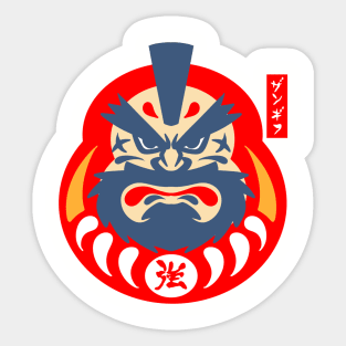 street fighter daruma Sticker